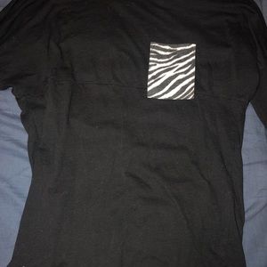 vs pink black long sleeve shirt